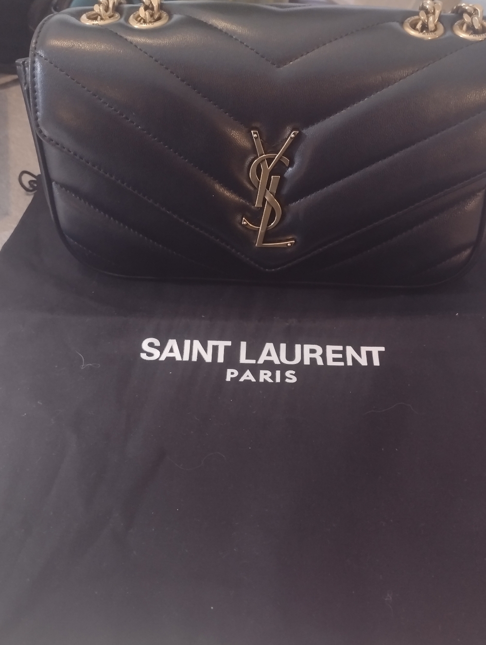 Saint Laurent LOULOU micro bag in lambskin